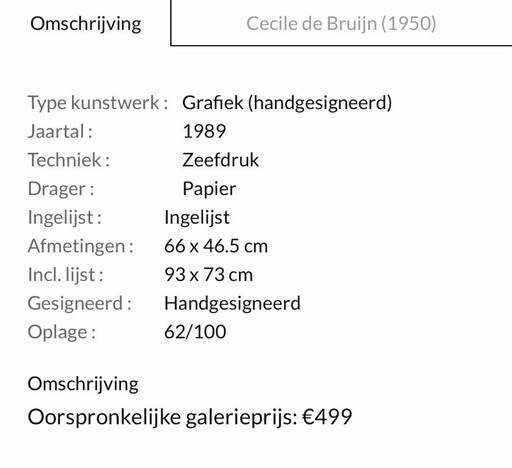 Art vintage de Cecile de Bruijn
