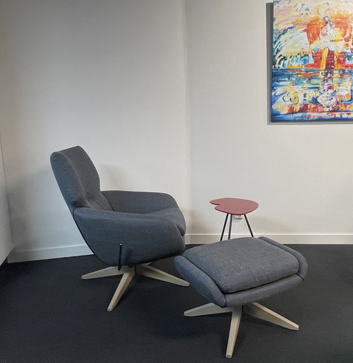 Leolux Lloyd relaxfauteuil met hocker NIEUW