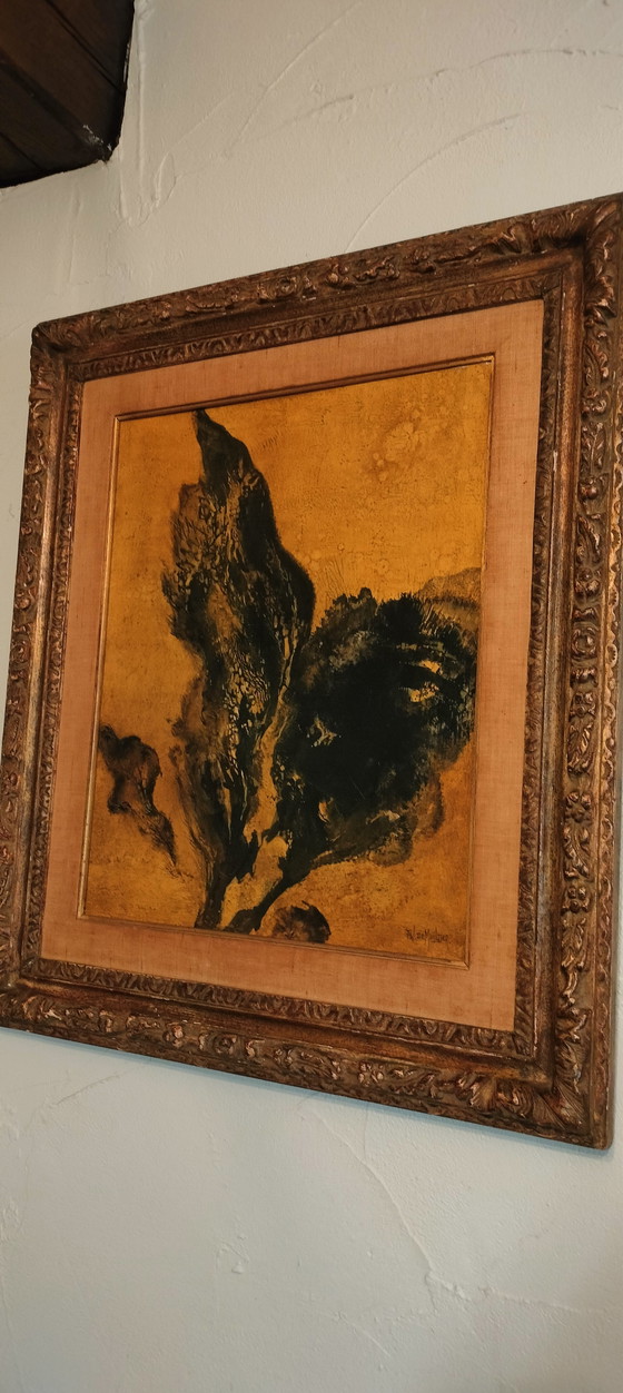 Image 1 of Autumn leaf painting