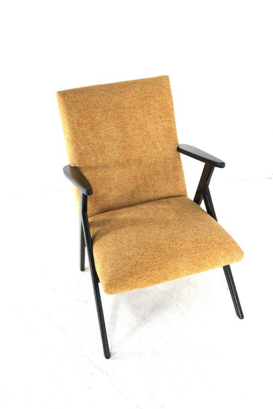 Image 1 of Fauteuil 'De Lier' Vintage Nieuw Gestoffeerd