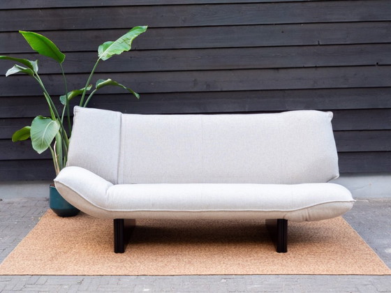 Image 1 of Leolux Tango | Sofá de diseño de 2 plazas | Lana gris y beige