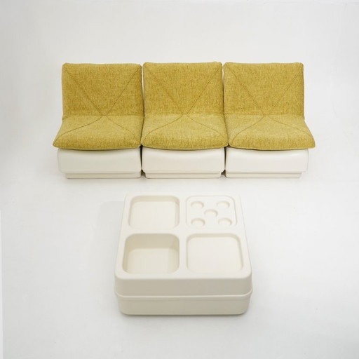 Modular sofa with coffee table by Cesare Casati for Sormani, 1970s