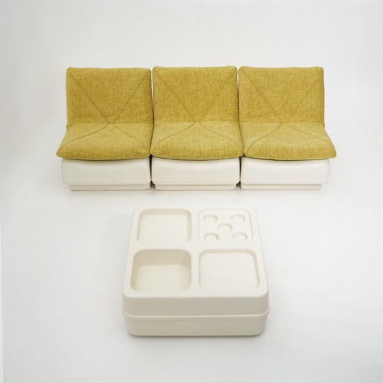 Image 1 of Modular sofa with coffee table by Cesare Casati for Sormani, 1970s