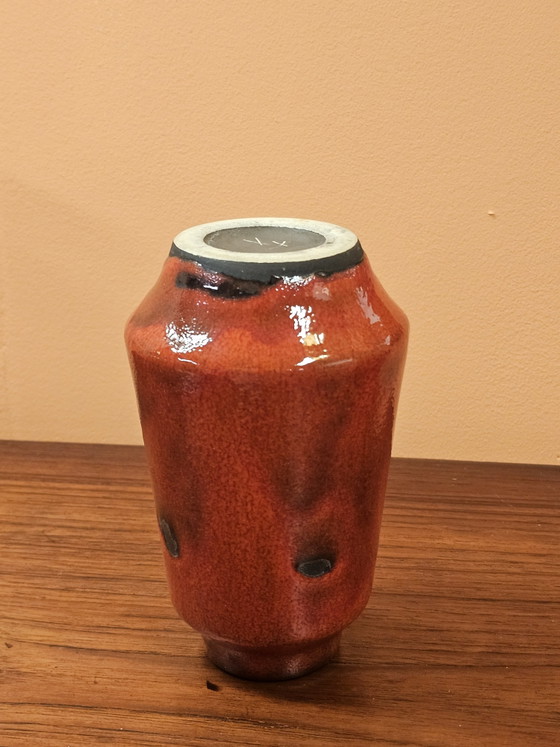 Vaso Vintage Ilkra Ceramica Arancione West Germany – Vasi (photo 7 of 8)