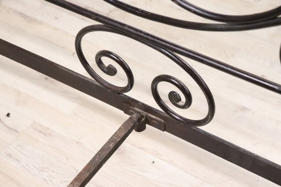 Image 1 of Letto matrimoniale antico in ferro battuto, Italia XIX secolo