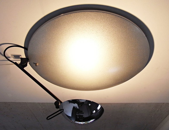Lámpara de pared o techo con forma de OVNI, modelo 2800 de Elio Martinelli para Martinelli Luce, década de (photo 4 of 8)