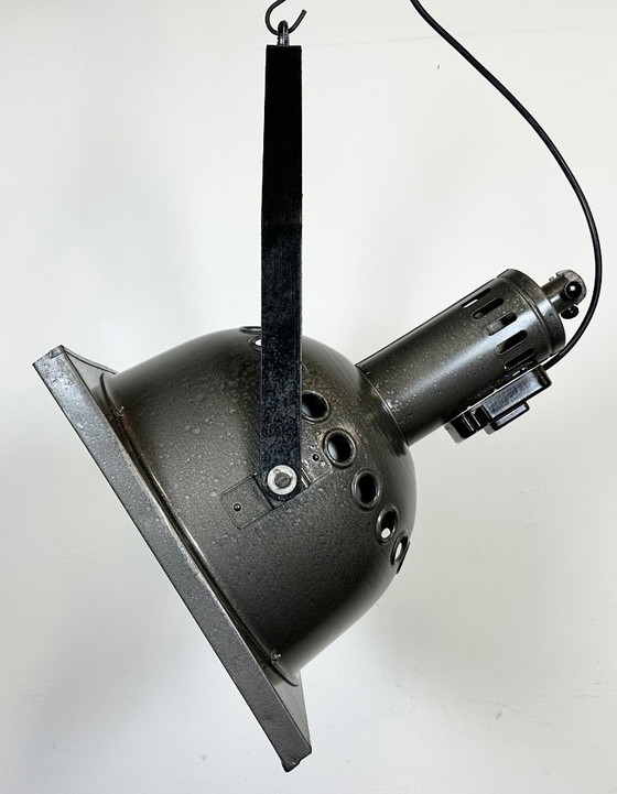 Image 1 of Projecteur de théâtre gris vintage d'Elektrosvit, années 1970