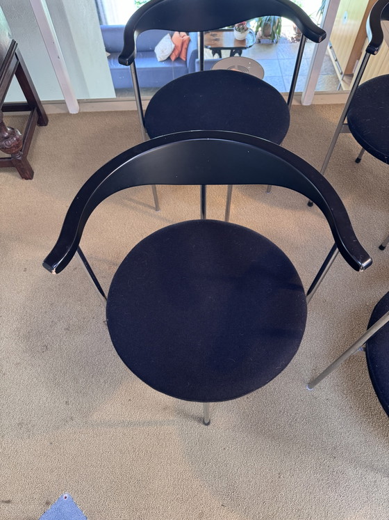 Image 1 of 4x Fritz Hansen stoelen