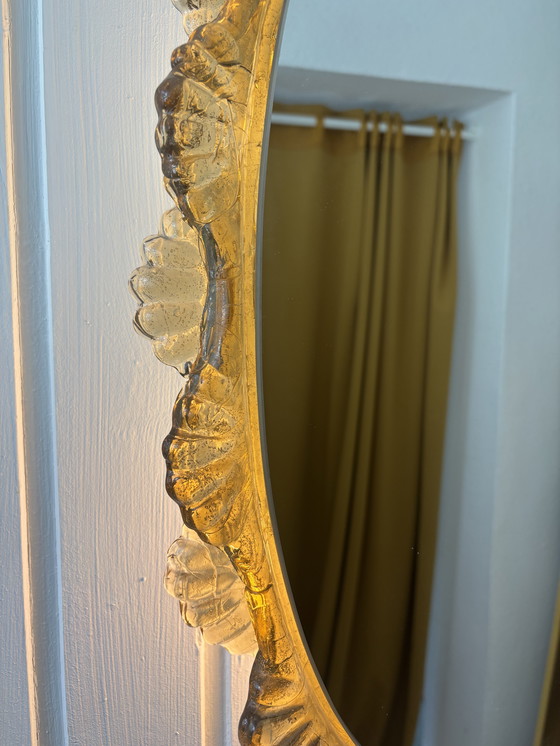 Image 1 of Retroiluminado, gran espejo de Hillebrand de cristal acrílico hielo años 60 70