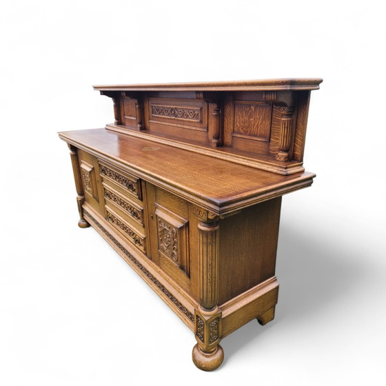 Image 1 of Mid century klassieke buffetkast, Nederland 1950s