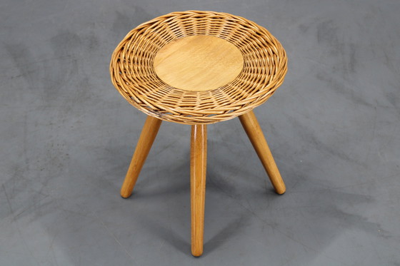 Image 1 of 1970s Jan Kalous Wooden Stool for ULUV, Czechoslovakia 