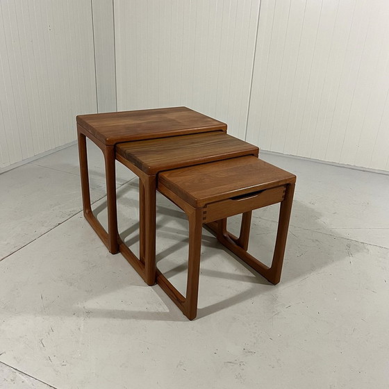 Image 1 of Br Gelsted Nesting Tables Mimiset With Drawer Denmark