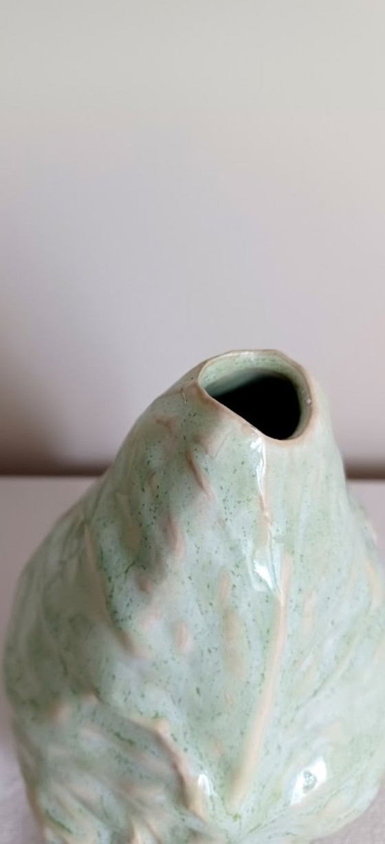 Image 1 of Original Des Pots - Jarrón detallado - carbón - verde menta