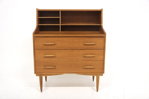 Scandinavian teak secretary desk, Sweden, 1950