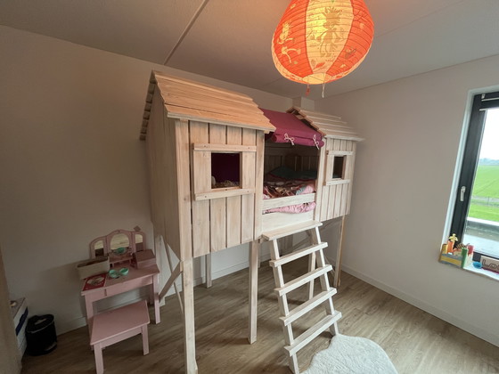 Image 1 of Letto a forma di casa sull'albero Kids Factory
