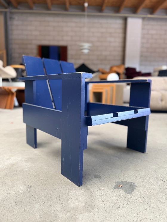 Vintage Crate chair By Gerrit Rietveld (stock: 4) – Armchairs, Wood, Modern (photo 4 of 22)