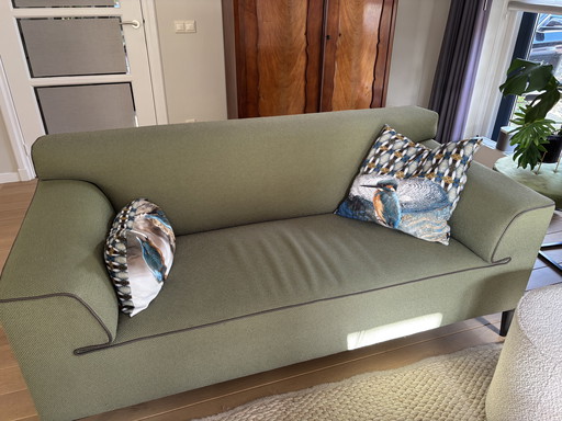 Pode bank leolux olijfgroen