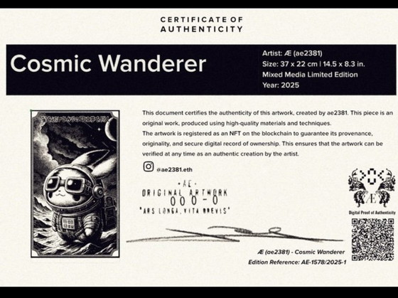 Cosmic Wanderer – Paintings & Drawings, Other (photo 4 of 5)