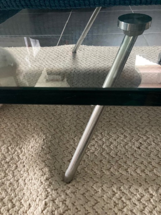 Image 1 of Tavolino Maupertuus, vetro trasparente, 120x80x30