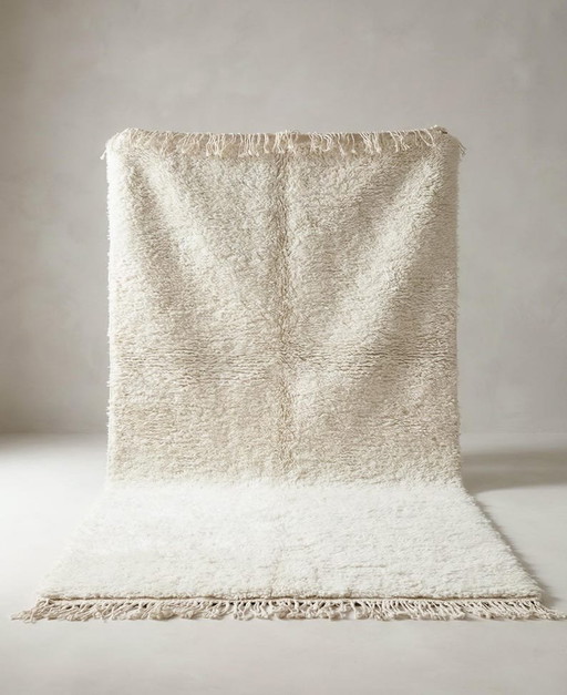 Prächtiger, schlichter Berberteppich aus Naturwolle (250/150) – vloerkleden en tapijten, Wool