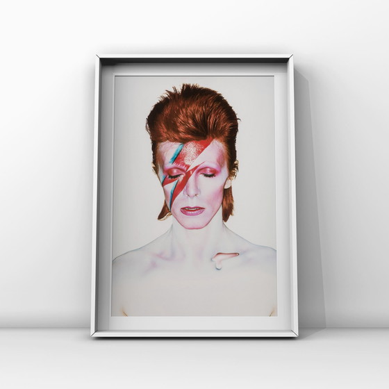 Image 1 of 1x Brian Duffy – David Bowie, Aladdin Sane (Closed Eyes), 1973