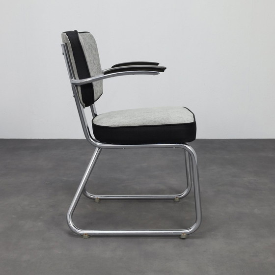 Image 1 of Tubular Frame Armchair by Ahrend de Cirkel, 1960s