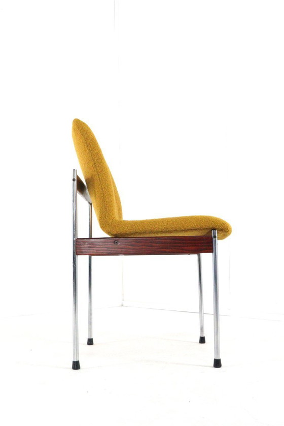 Image 1 of Set of 4 Thereca chairs upholstered vintage