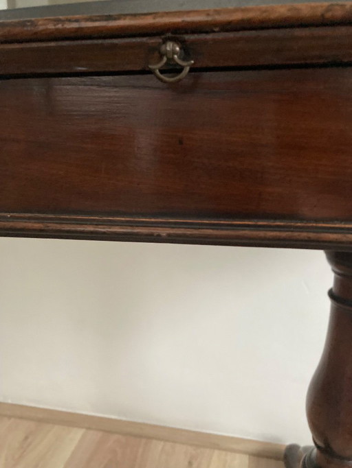 English mahogany side table