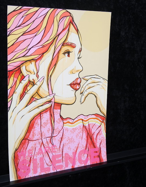 Image 1 of El Bocho - We are silence - 2021 - Giclee - signed by hand