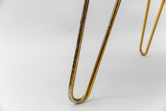 Image 1 of Farbenfroher Couchtisch aus Mosaik und Messing, Italien, 1950er Jahre