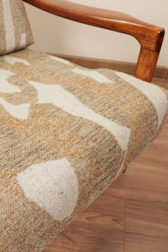 Image 1 of Poltrona vintage safari beige 1965 design scandinavo