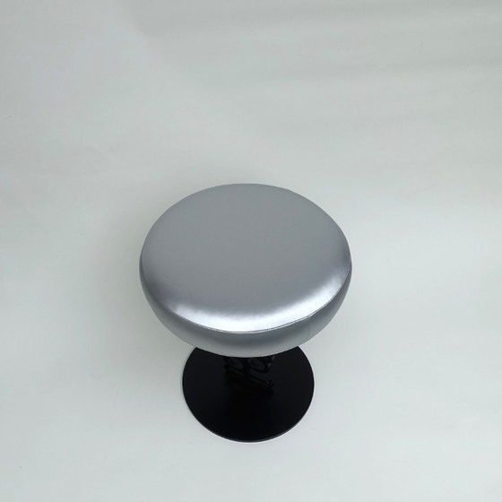 Image 1 of Taburet Ken di Marcel Wanders per Quodes - Design raro della collezione "Beautiful Women" - Argento/nero