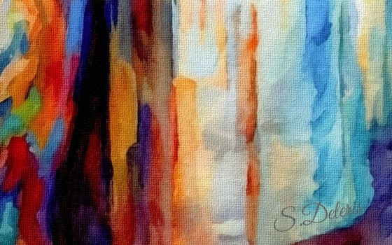 Image 1 of The Grace of Jesus Christ / Impressionist painting (60x60 cm)