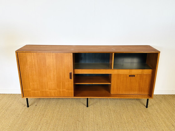 Image 1 of Tall Scandinavian teak sideboard, 1960s