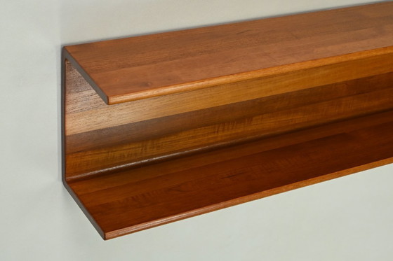 Image 1 of Mensola da parete in teak massello, Germania anni '60.