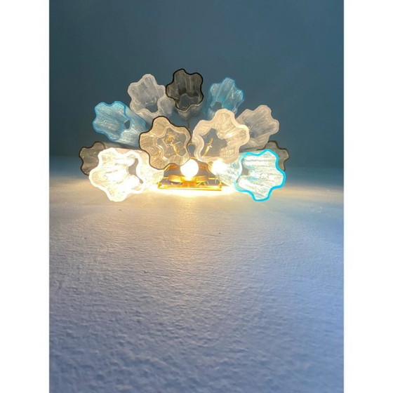 Image 1 of Set di 2 applique da parete Tronchi in stile Murano multicolore
