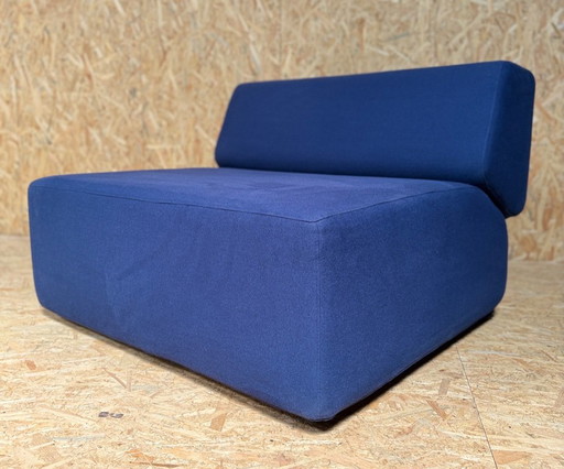 Canapé Softline NOA bleu 4 pièces – modulaire banken, Chrome (photo 2 of 12)