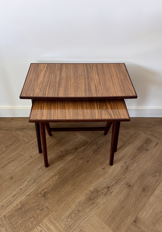 Image 1 of Vintage 1960s Side Table Set/Nesting Tables