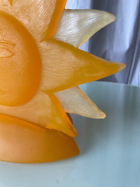 Image 1 of Lampada vintage a forma di sole degli anni '80