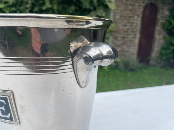 Image 1 of Art Déco 1930 Raffreddatore per champagne Raffreddatore per vino Massé francese