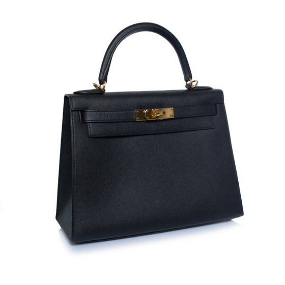 Hermes, Sac Kelly II Sellier 28 Epsom 89 Negro – Hermès, Bolsos de mano, Calfskin (photo 6 of 20)