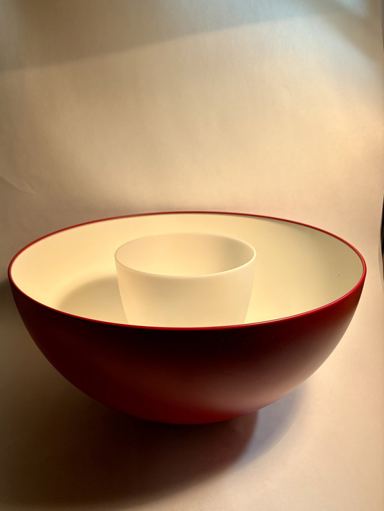 Image 1 of IKEA Brasa Pendelleuchte rot x2