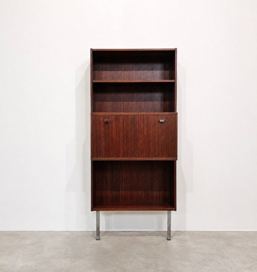 Vintage rosewood wall unit Bar /  secretary