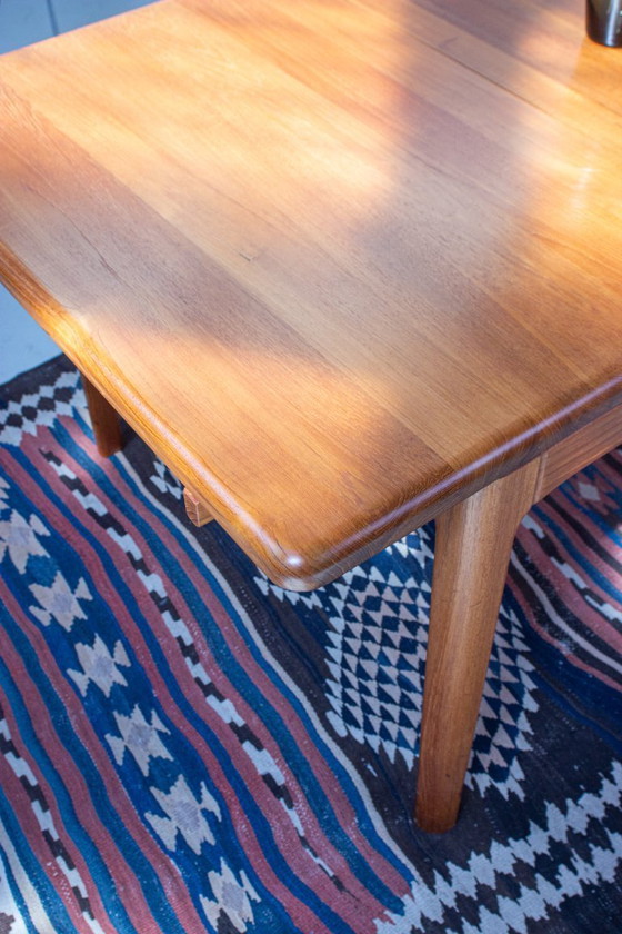 Image 1 of Vintage teak dining table, Danish Mid Century, 1960s, solid wood