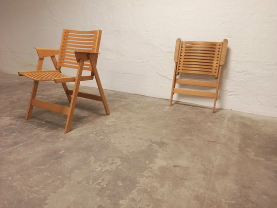 2 x Niko Kralj Rex klapstoelen – Wood (photo 5 of 15)