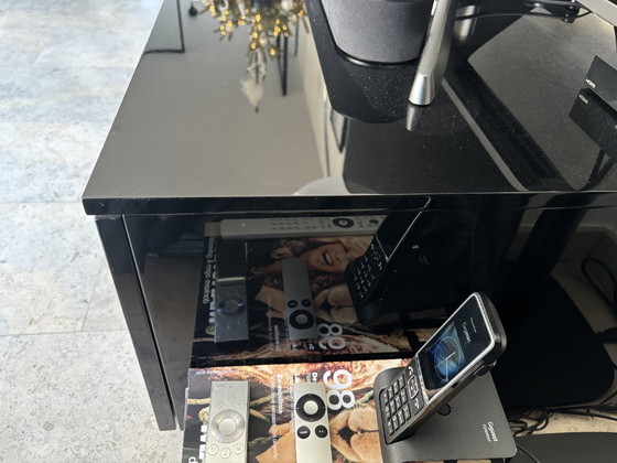 Image 1 of Aparador moderno – negro alto brillo – 240 cm