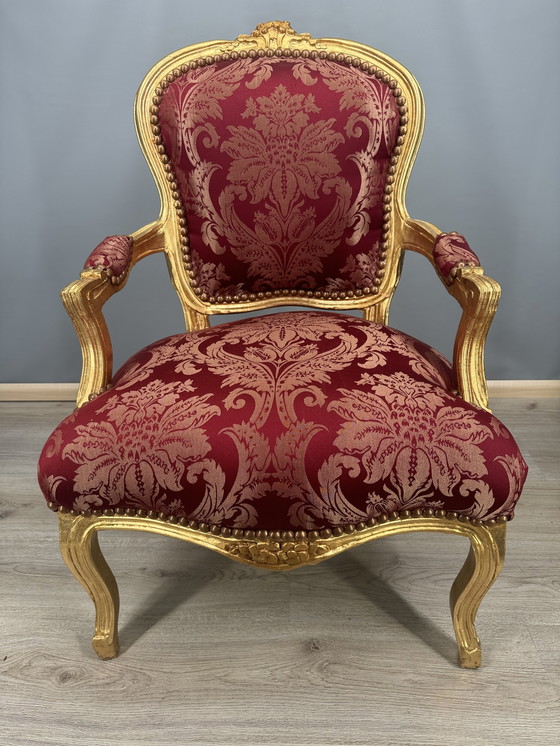 Image 1 of Poltrona in stile Luigi XV