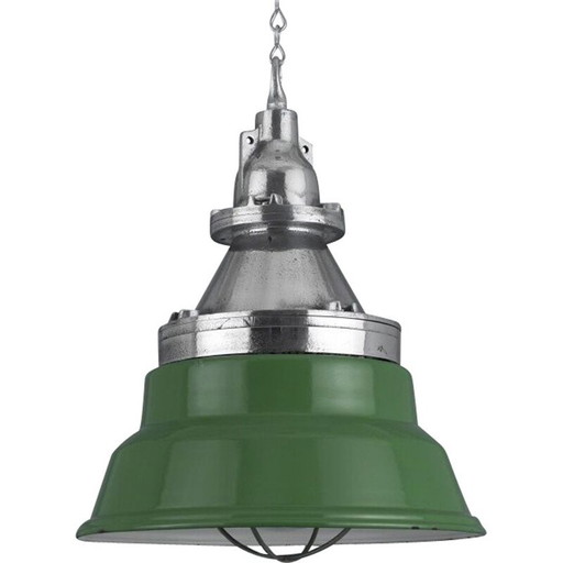 Vintage British pendant lamp by Heyes