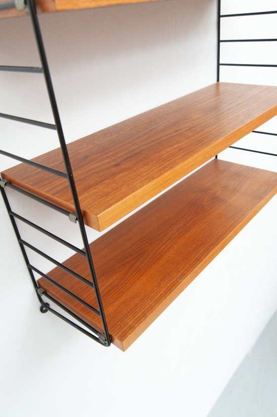 Image 1 of String wall shelf by Kajsa & Nisse Strinning, 1950s