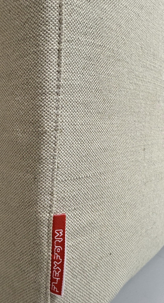 Image 1 of Flexform Groundpiece Designer Sofa Stoff Beige Couch Ecksofa